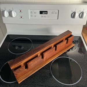 Crate&Barrel Wooden Wine Shelf